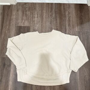 We The Free Off-White Ribbed Top